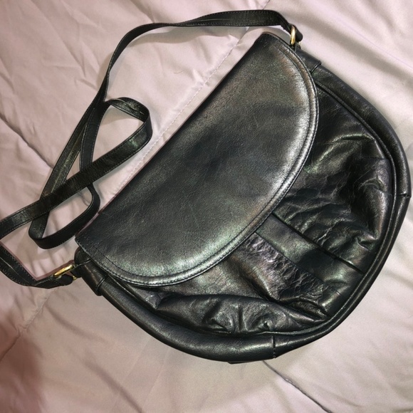 Genuine leather shoulder Brazilian shoulder bag - Picture 2 of 4